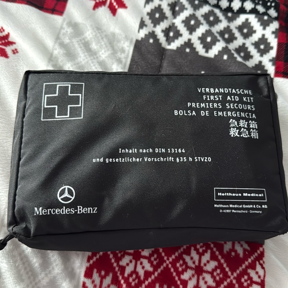 Mercedes Benz car first aid medical kit new never used